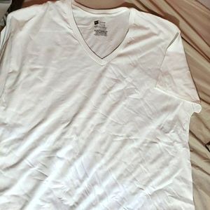 White shirt and size XL